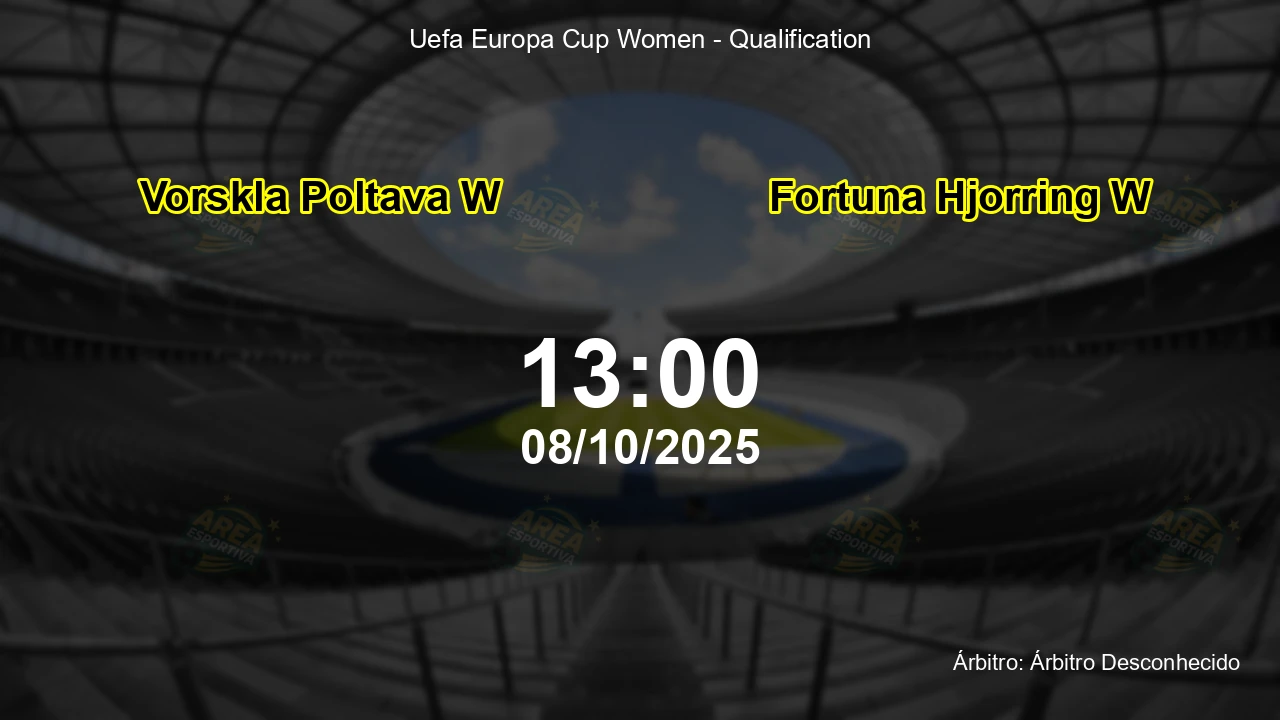 Palpite e análise do jogo Vorskla Poltava W vs Fortuna Hjorring W pela Uefa Europa Cup Women - Qualification