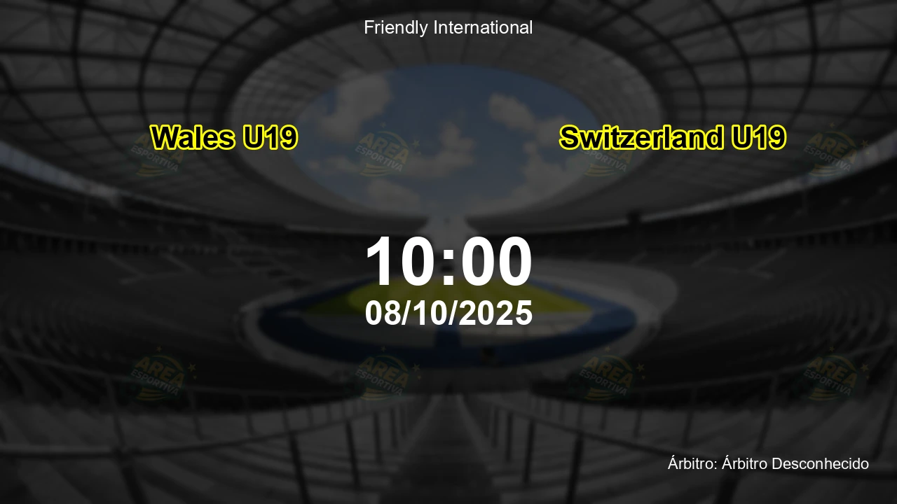 Palpite e análise do jogo Wales U19 vs Switzerland U19 pela Friendly International