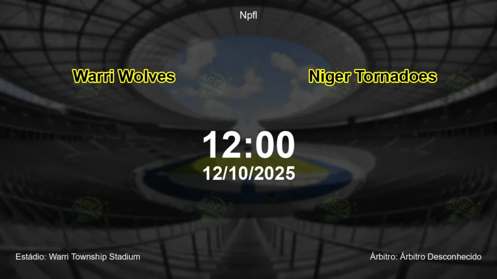 Palpite e an&aacute;lise do jogo Warri Wolves vs Niger Tornadoes pela Npfl