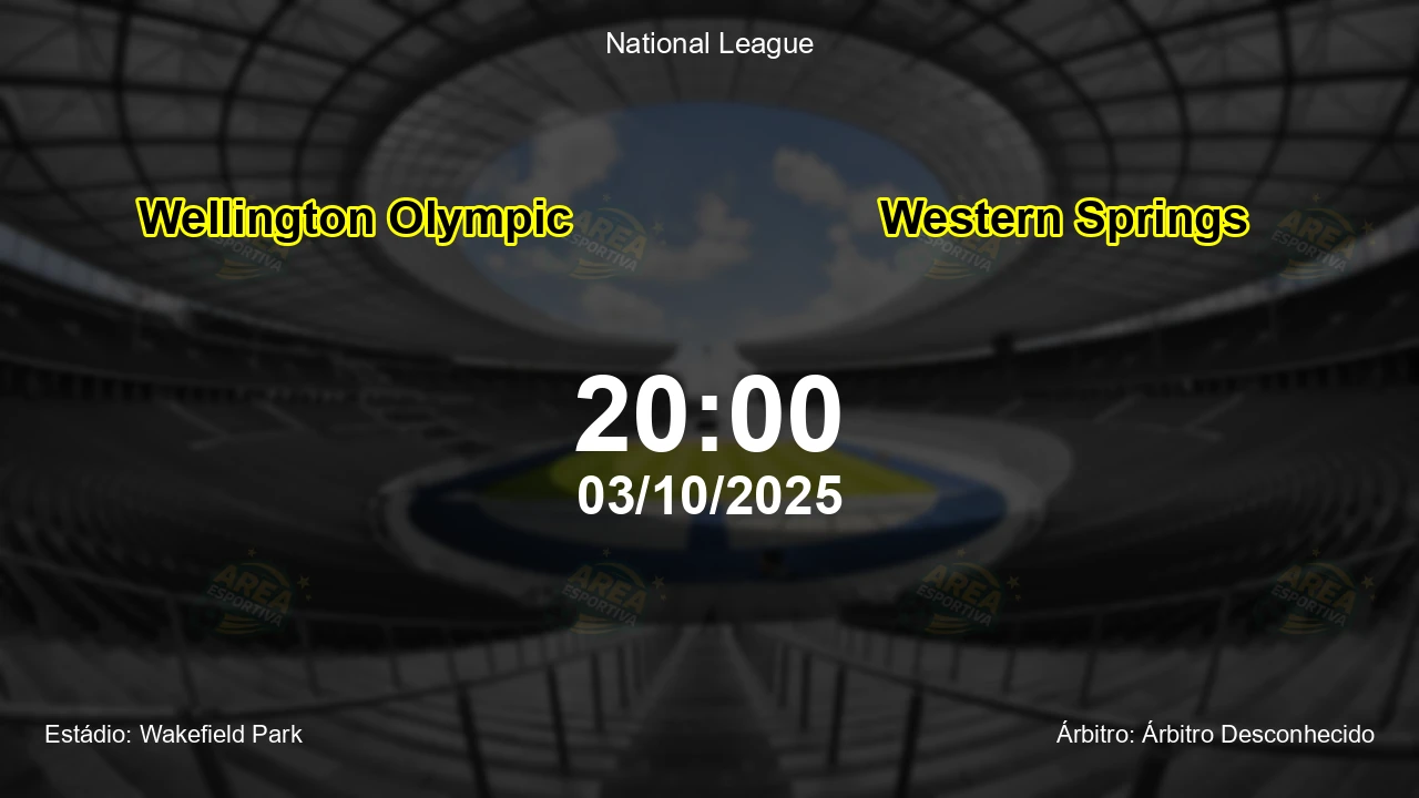 Palpite e análise do jogo Wellington Olympic vs Western Springs pela National League